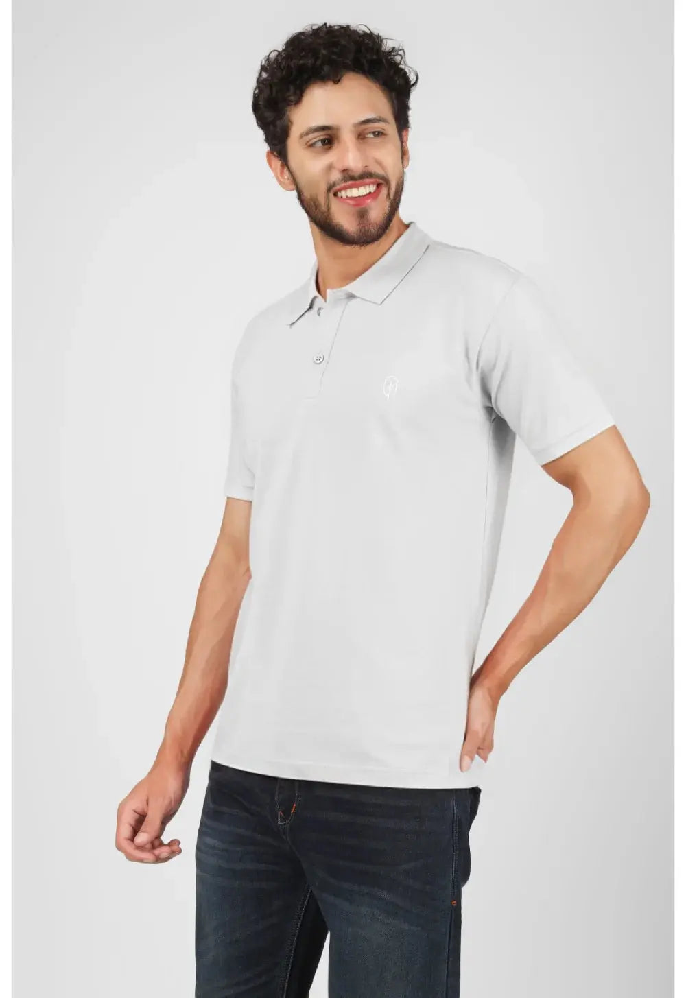 solid polo t-shirt for men
