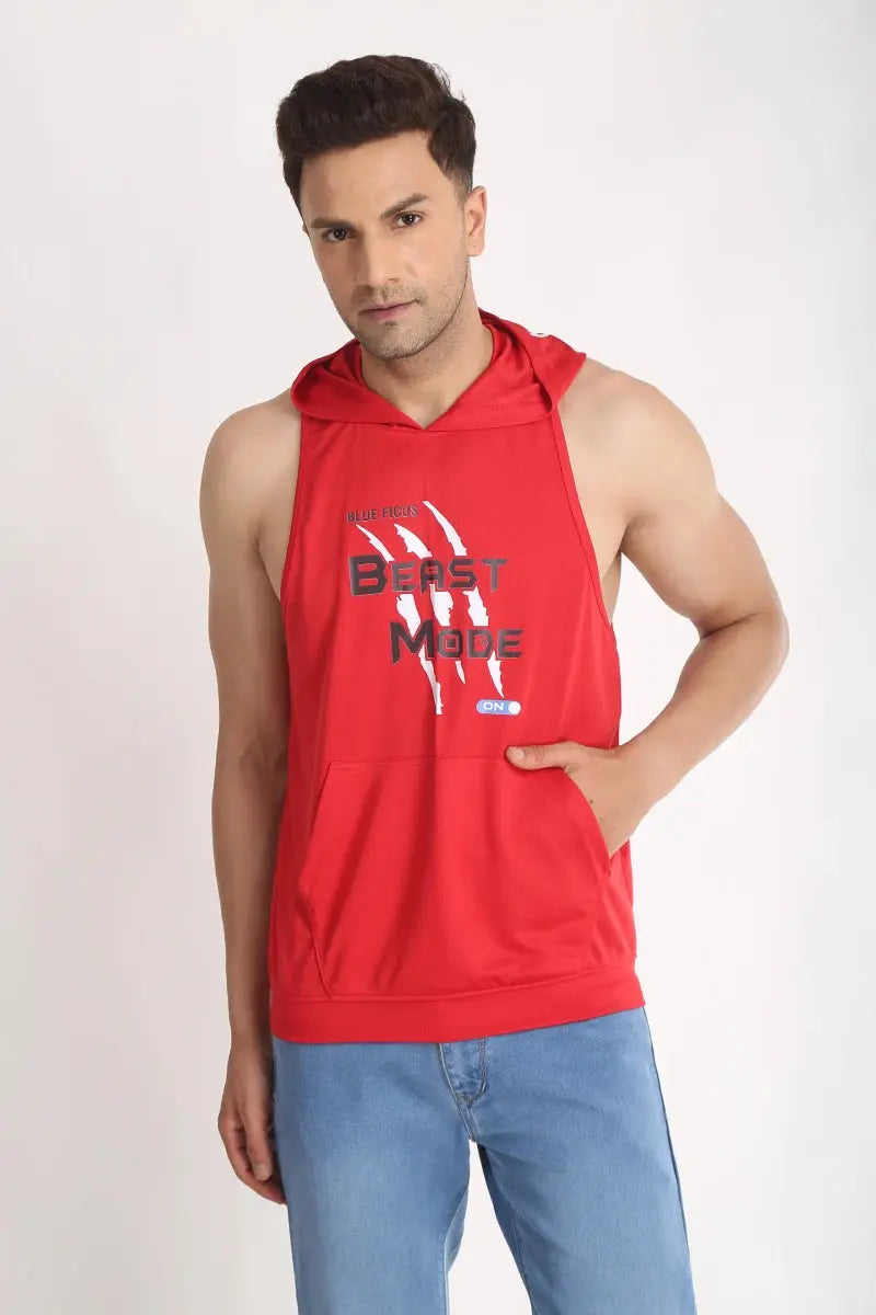 men’s hooded t-shirt cotton