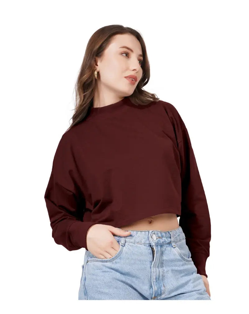 drop shoulder sweatshirt