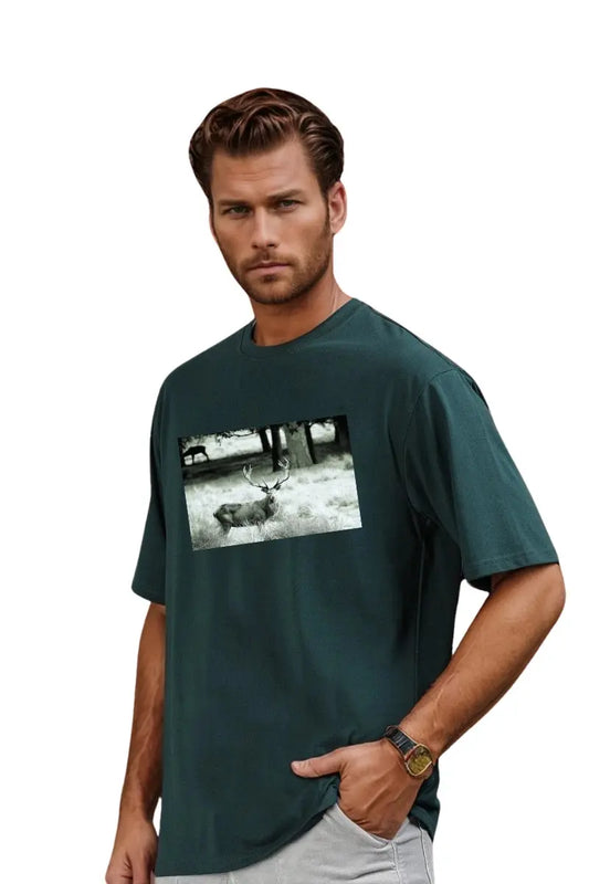 men’s printed polyester t-shirt