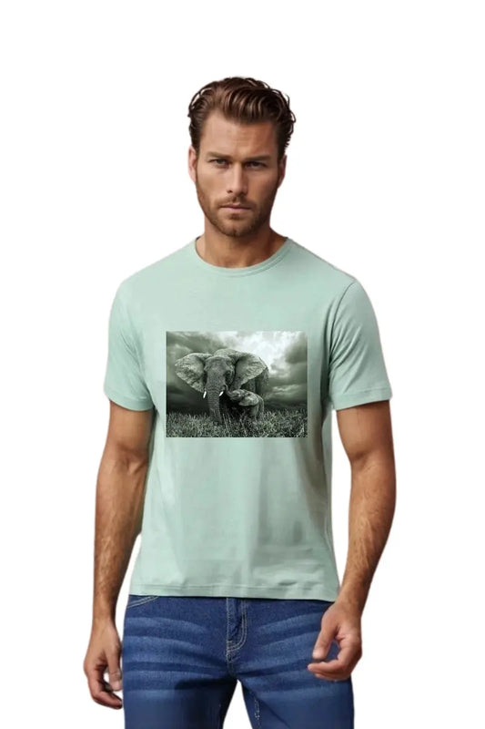 round neck polyester t-shirt