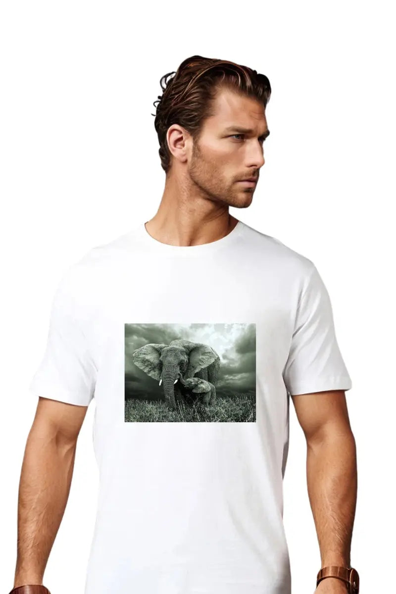 round neck polyester t-shirt