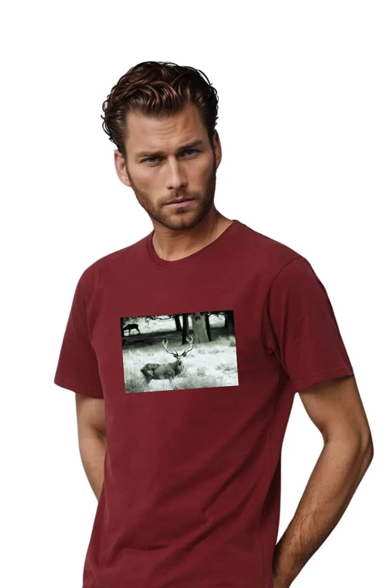 men’s printed polyester t-shirt