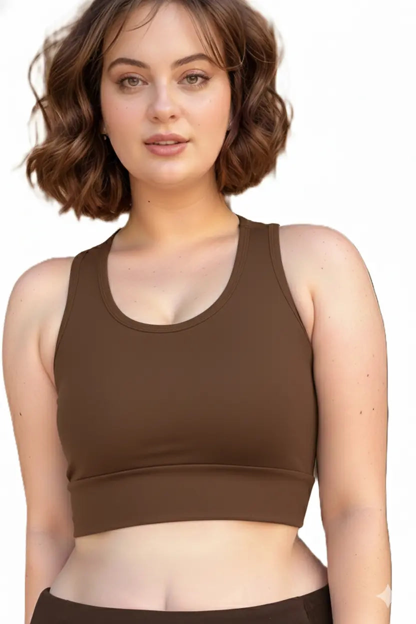 Blueficus Women's Sports Bra | Non-Padded, Wireless Full Coverage Bra for Daily Comfort, Gym & Yoga | Soft, Stretchable Activewear