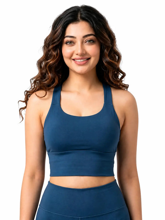 BlueFicus Cross Back Non-Padded Sports Bra Blueficus