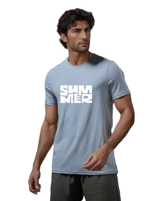 Printed Round Neck T-Shirt