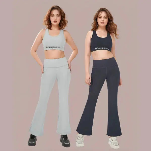 Women Tights & Flare  Pants Blueficus