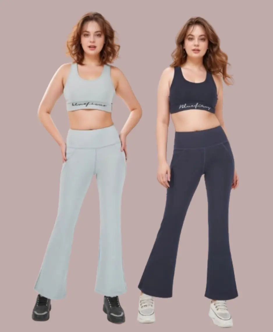 Women's Flare Pants Blueficus