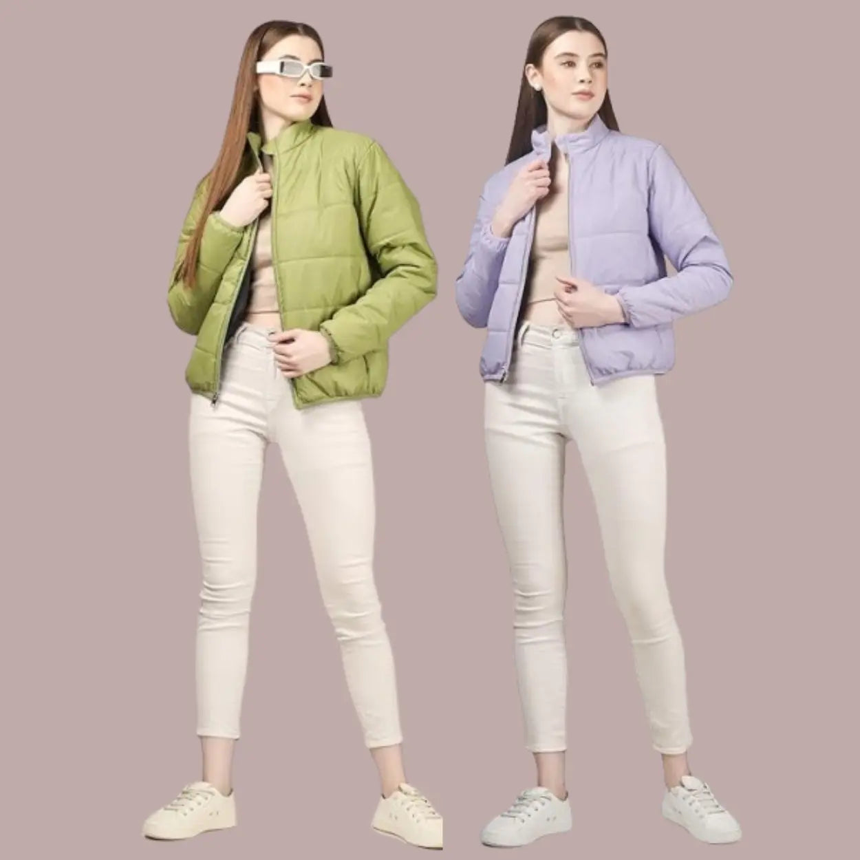 Women's Crop Jackets Blueficus