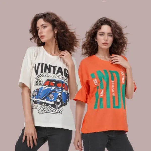 Women's Oversized Tshirts Blueficus