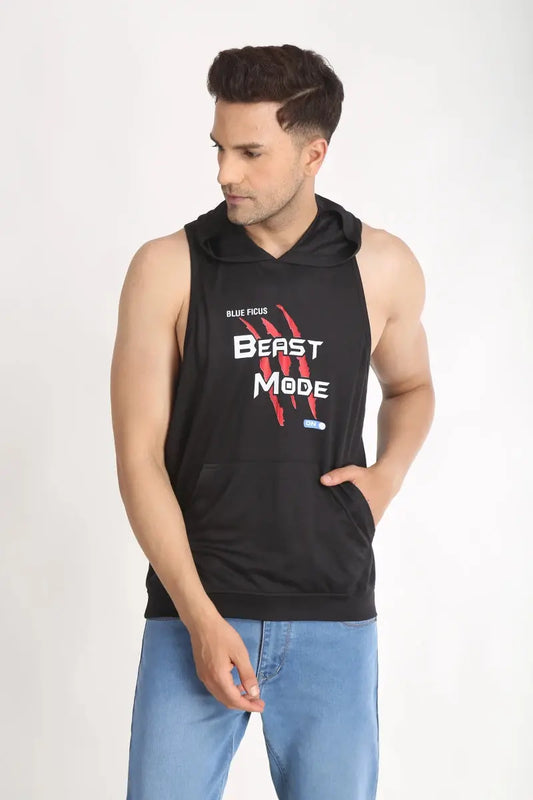 men’s hooded t-shirt cotton