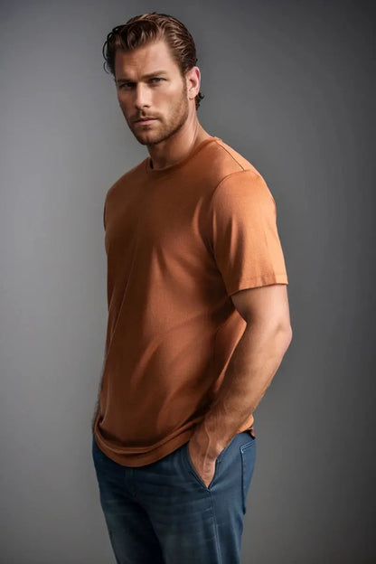 activewear round neck tee