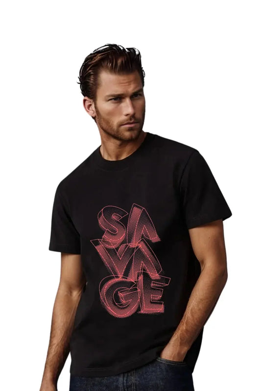 Typography t-shirt men