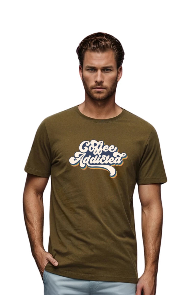 men’s printed polyester t-shirt