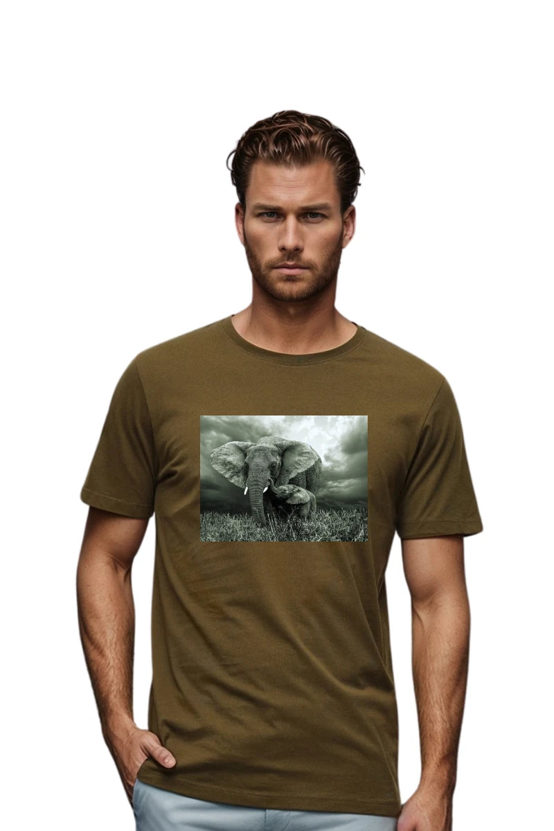 round neck polyester t-shirt