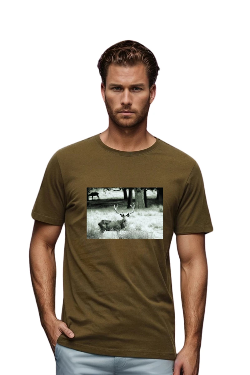 men’s printed polyester t-shirt