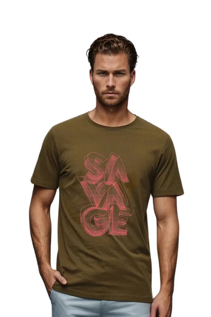 Typography t-shirt men