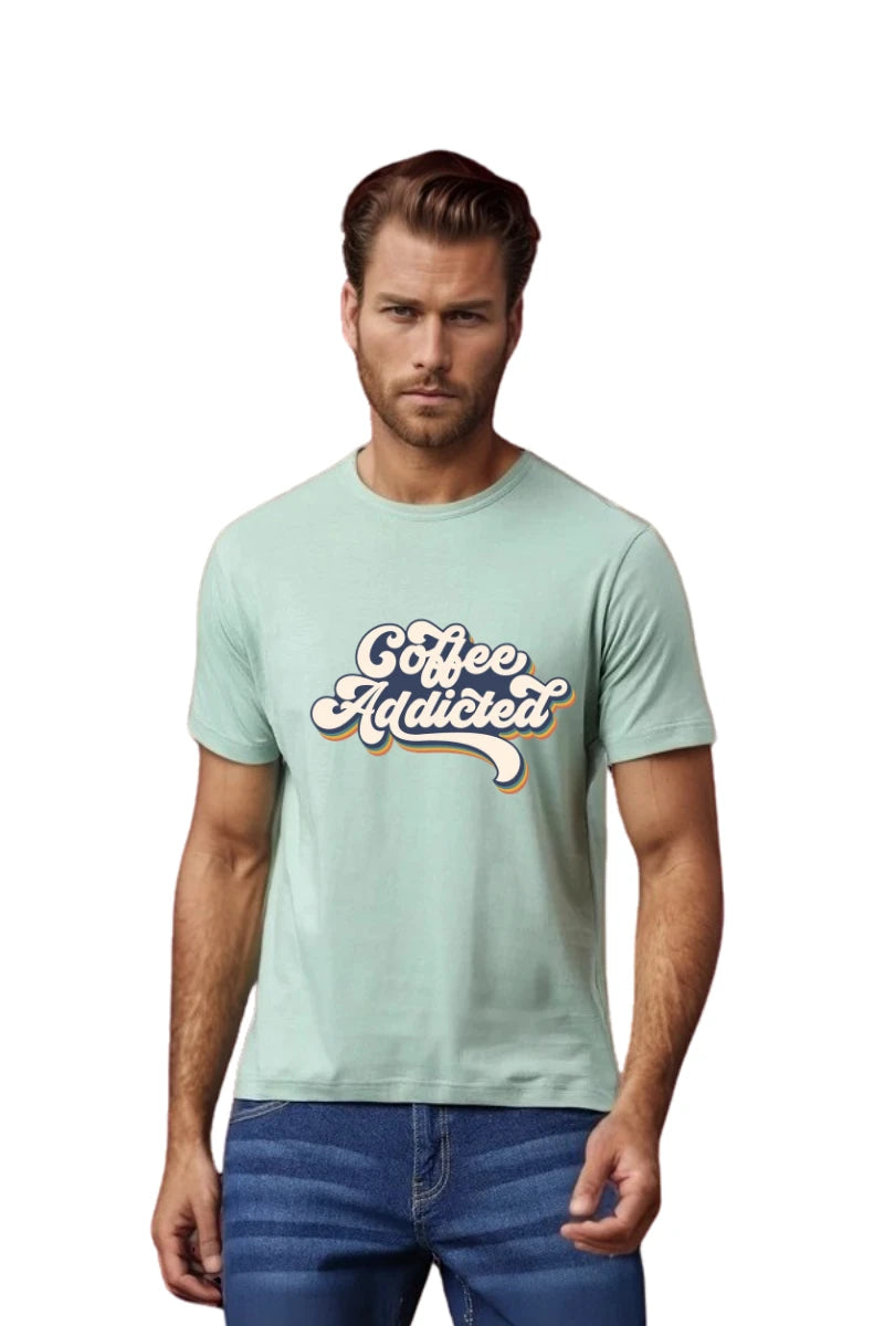 men’s printed polyester t-shirt