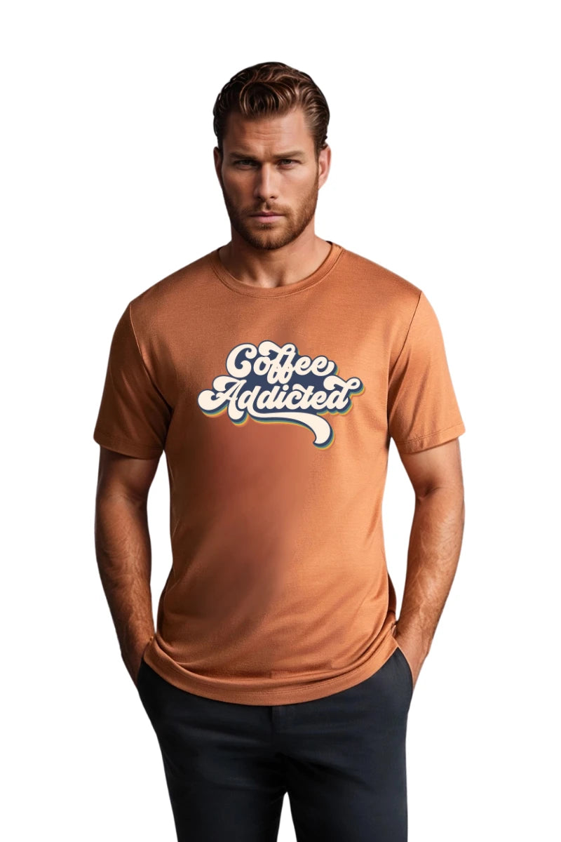 men’s printed polyester t-shirt