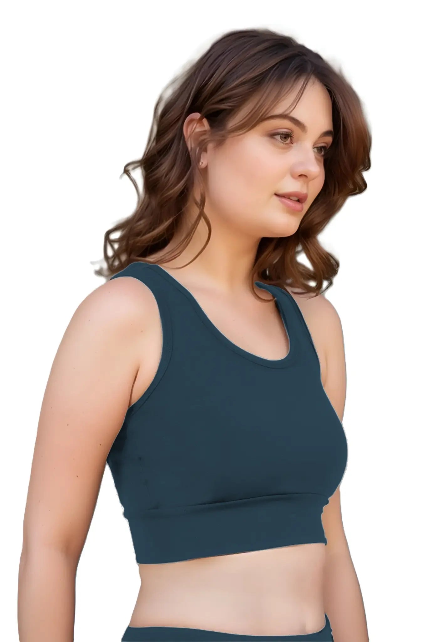 Blueficus Women's Sports Bra Non-Padded | Wireless Full Coverage Gym & Yoga Bra Blueficus