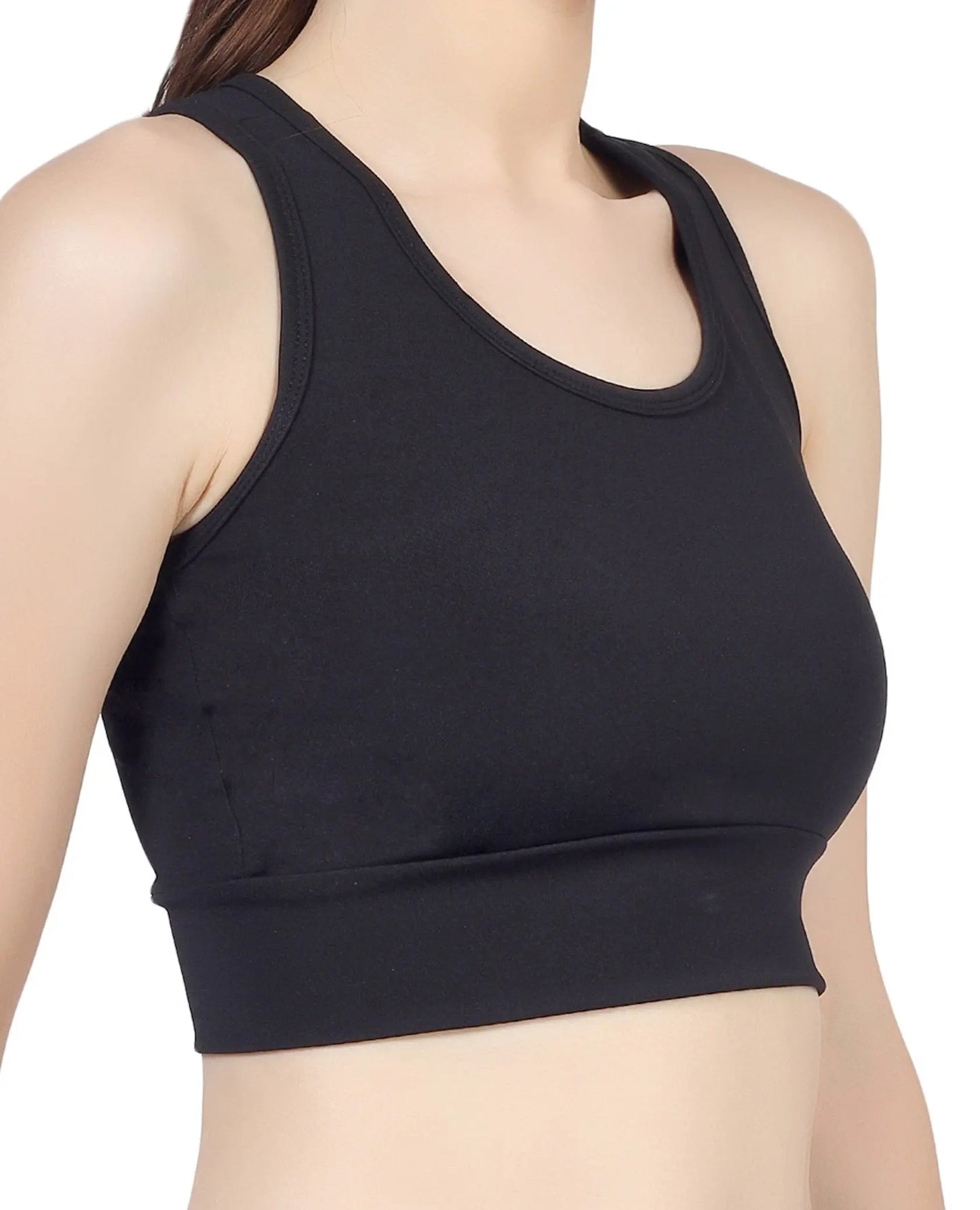 Blueficus Women's Sports Bra Non-Padded | Wireless Full Coverage Gym & Yoga Bra Blueficus