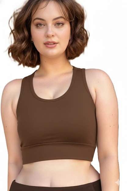 Blueficus Women's Sports Bra | Non-Padded, Wireless Full Coverage Bra for Daily Comfort, Gym & Yoga | Soft, Stretchable Activewear