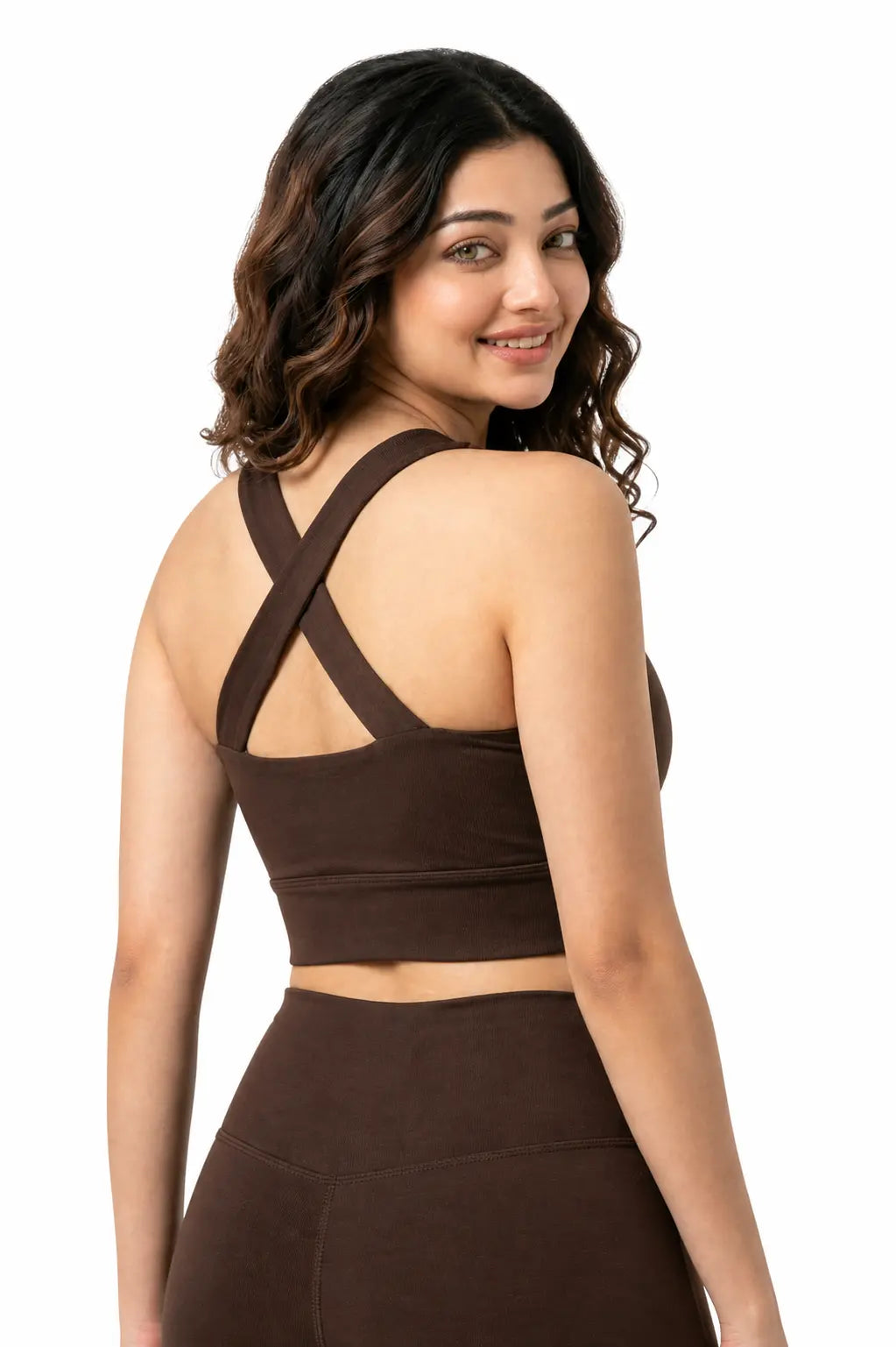 BlueFicus Cross Back Non-Padded Sports Bra Blueficus
