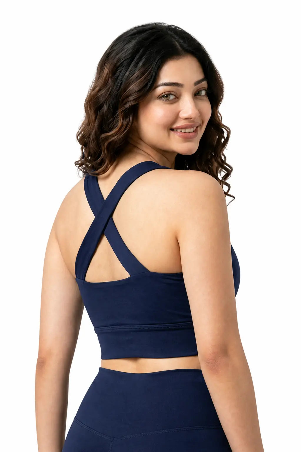 BlueFicus Cross Back Non-Padded Sports Bra Blueficus