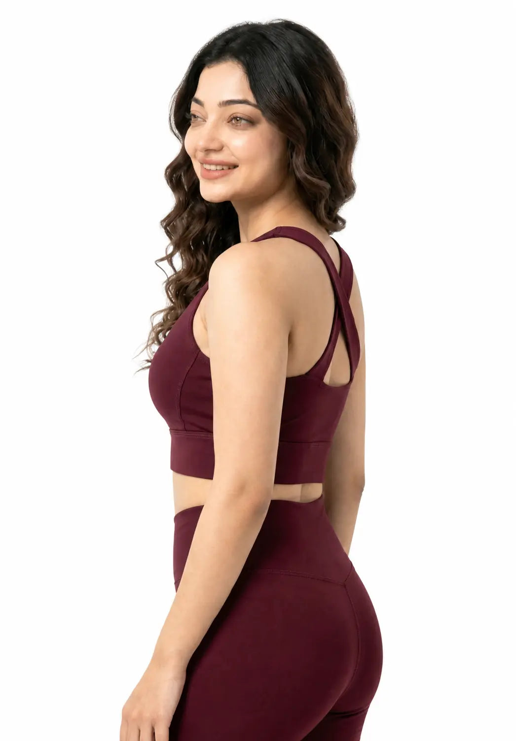 BlueFicus Cross Back Non-Padded Sports Bra Blueficus