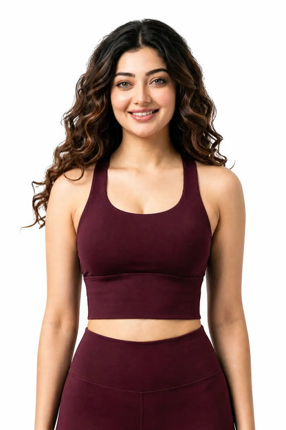 BlueFicus Cross Back Non-Padded Sports Bra Blueficus