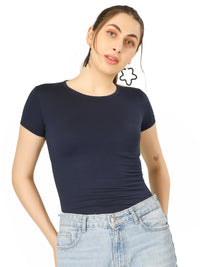 BlueFicus Casual Solid Women Top