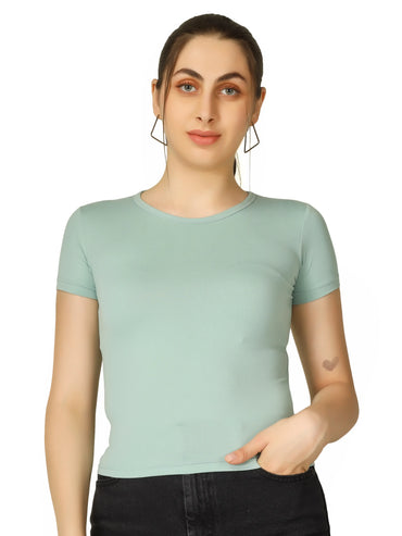 BlueFicus Casual Solid Women Top