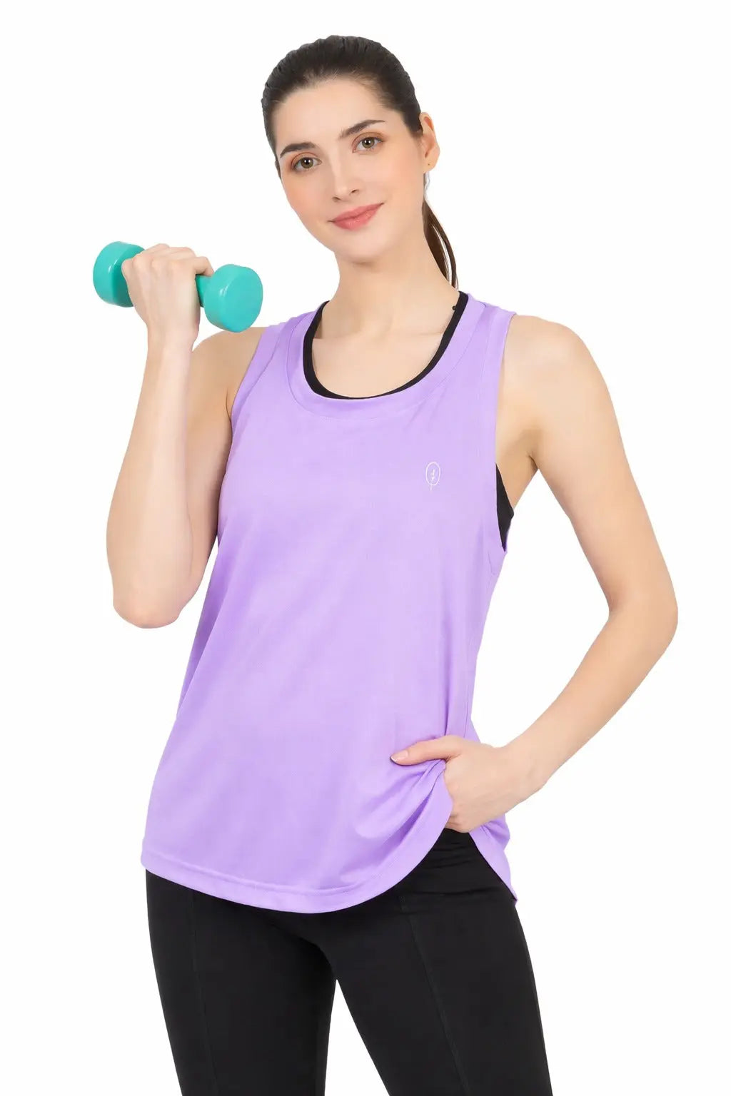 Women’s Cotton Tank Top – Breathable Sleeveless Vest for Workout, Yoga & Casual Wear Blueficus