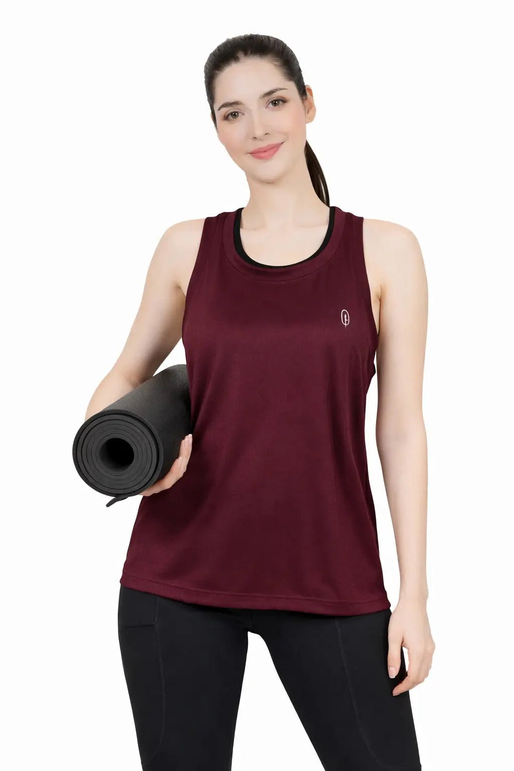 Women’s Cotton Tank Top – Breathable Sleeveless Vest for Workout, Yoga & Casual Wear Blueficus