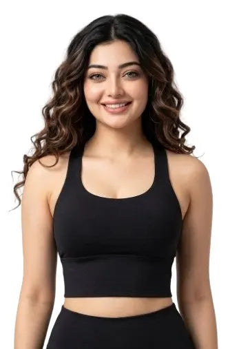 BlueFicus Cross Back Non-Padded Sports Bra Blueficus