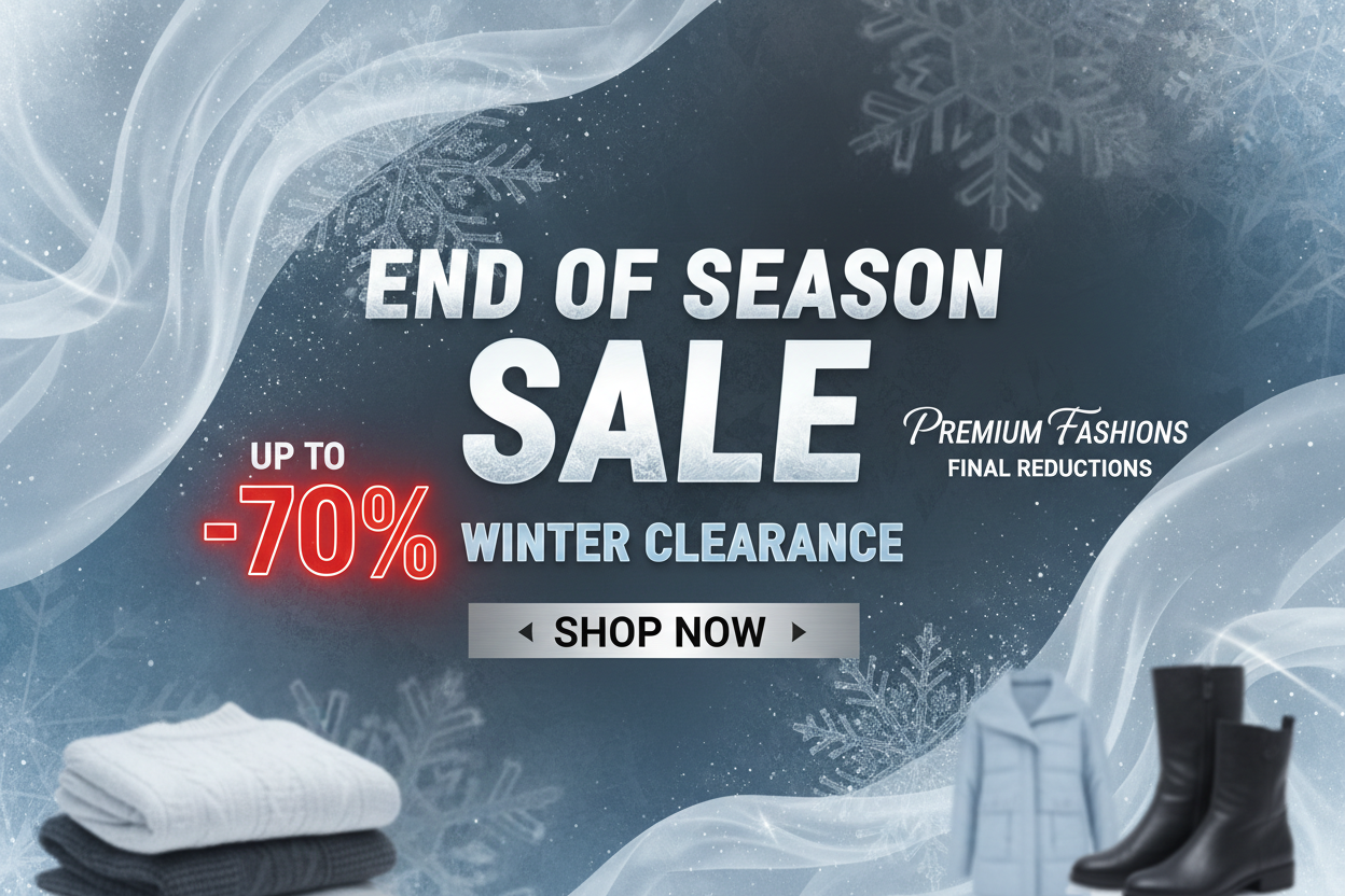 End of Season Sale Banner