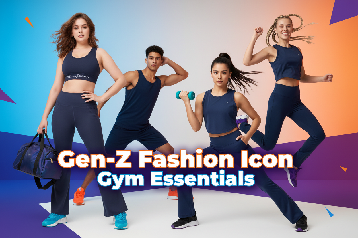 Gen-Z Fashion Icon Gym Essentials Banner