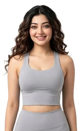 BlueFicus Cross Back Non-Padded Sports Bra Blueficus