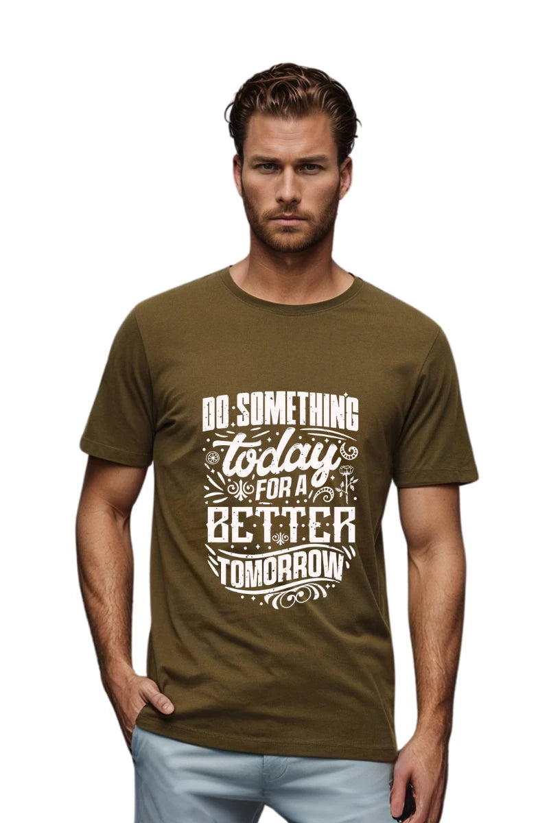 round neck casual t-shirt