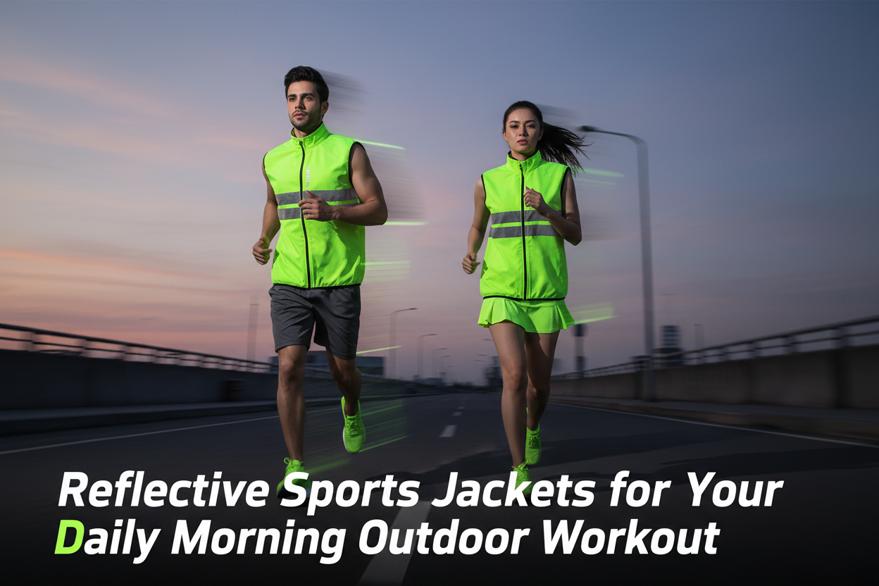 Reflective Sports Jackets for Daily Morning Outdoor Workout Banner