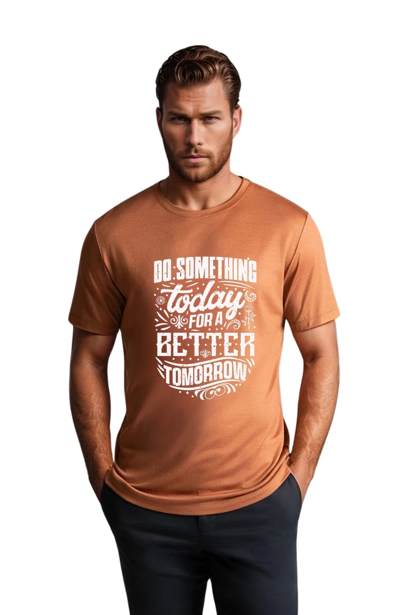 round neck casual t-shirt